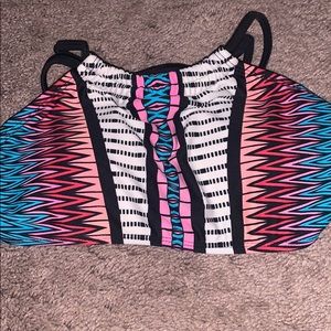High neck bathing suit